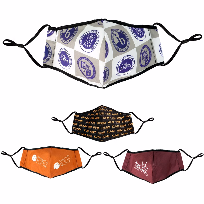 Dome Full Color Fabric Face Mask