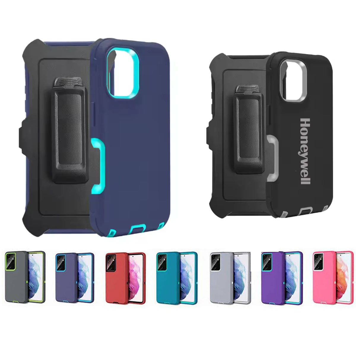 iBank ® Galaxy S25 Ultra Shockproof Case with Belt Clip and a kickstand 1