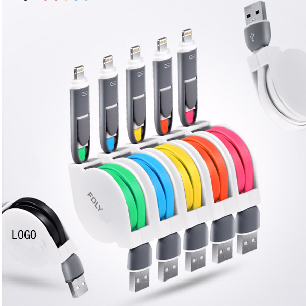 Retractable Phone Chargers (2in1)