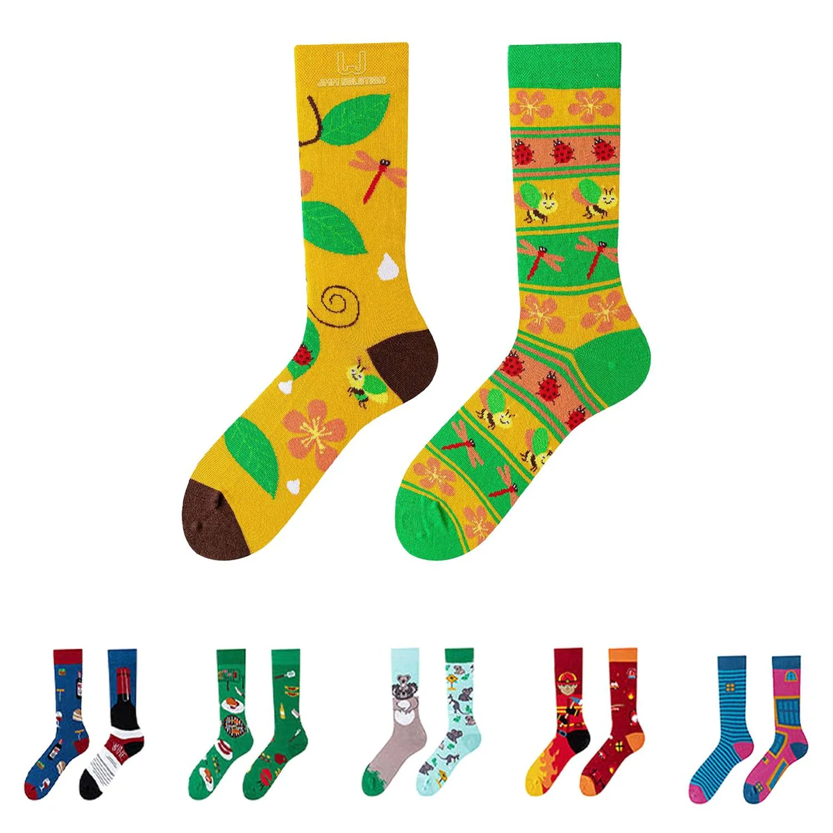 Funny Casual Crew Socks 1