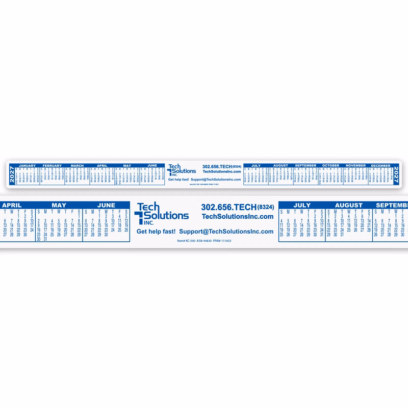 Slim Line Calendar