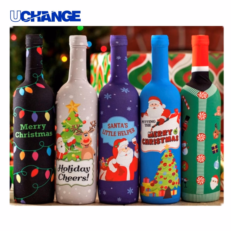 Spandex Wine Bottle Cover Sleeve for Events