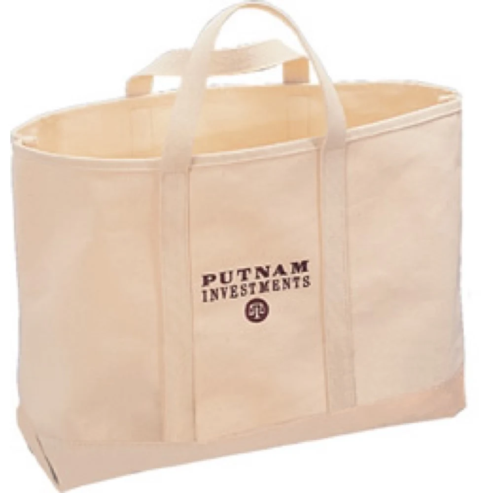 15 Oz. Classic Natural Canvas Tote Bag 1