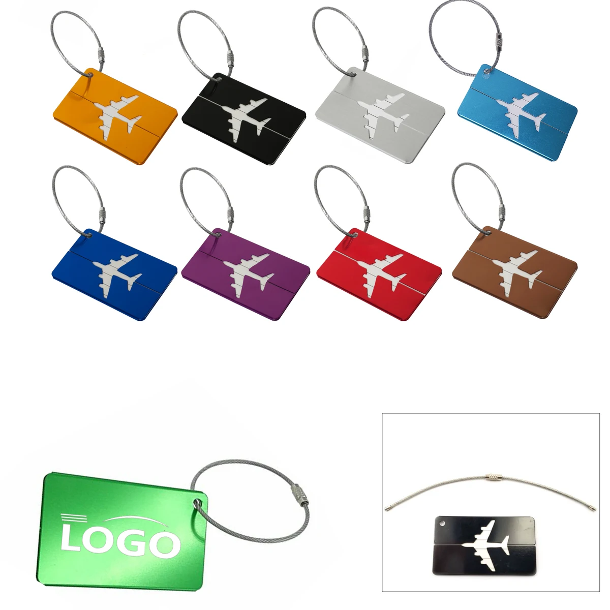 Travel-Friendly Aluminum Alloy Luggage Tags 1