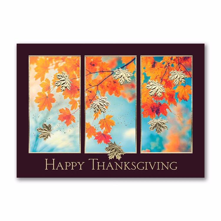 Autumn View Thanksgiving Card