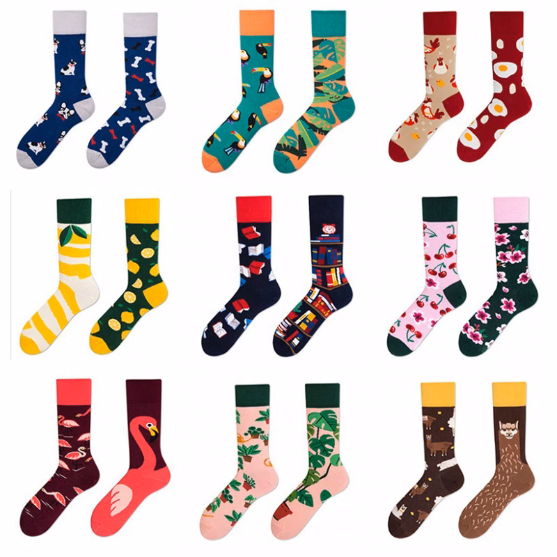Full Color Long Tube Cotton Socks