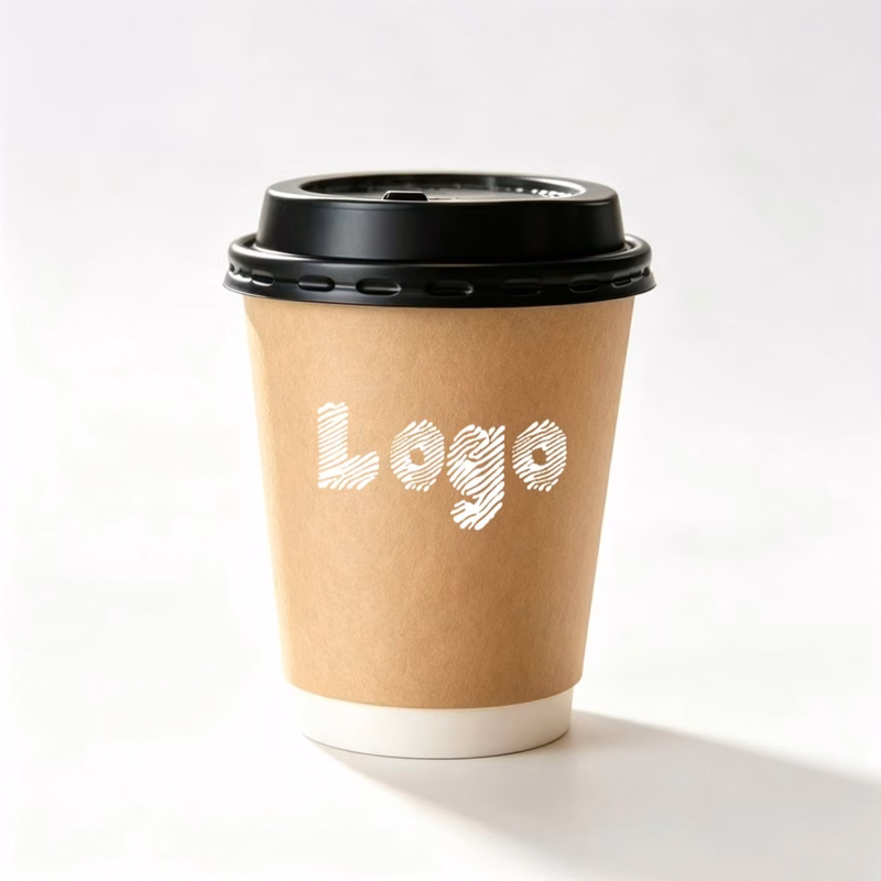 Custom Kraft Disposable Paper Coffee Cup