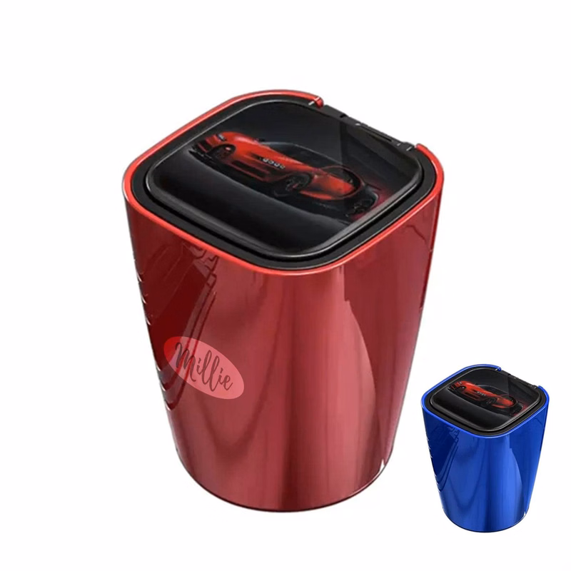 Premium Car Ashtray W/ Lid And Led Light