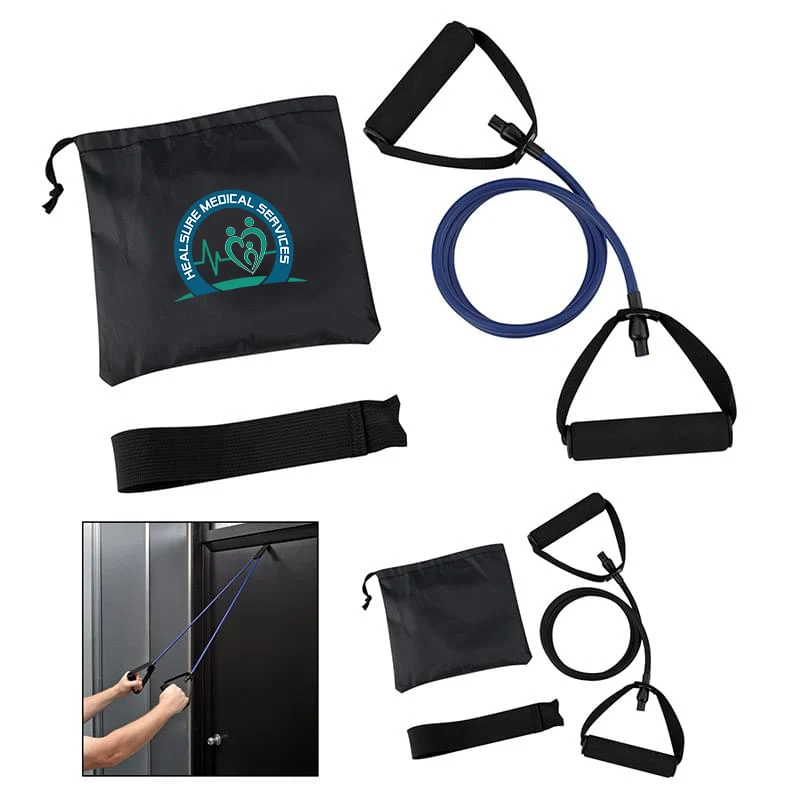 Yoga Fitness Bands in Nylon Pouch 1