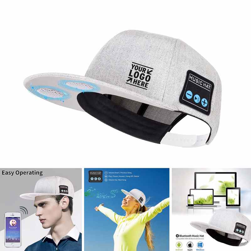 Adjustable Wireless Bluetooth Speaker Outdoor Sport Baseball Hat Smart Speakerphone Cap