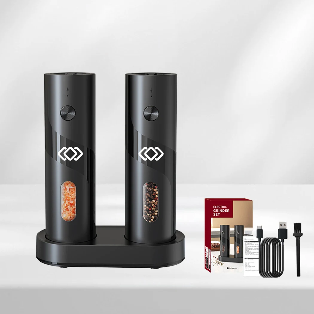 Electric Grinder – Stainless Steel with LED & Storage Stand 1