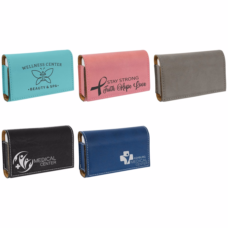 4 3/4" x 3 1/8" Leatherette Pill Box