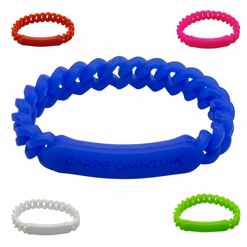 Webbing Silicone Wristbands