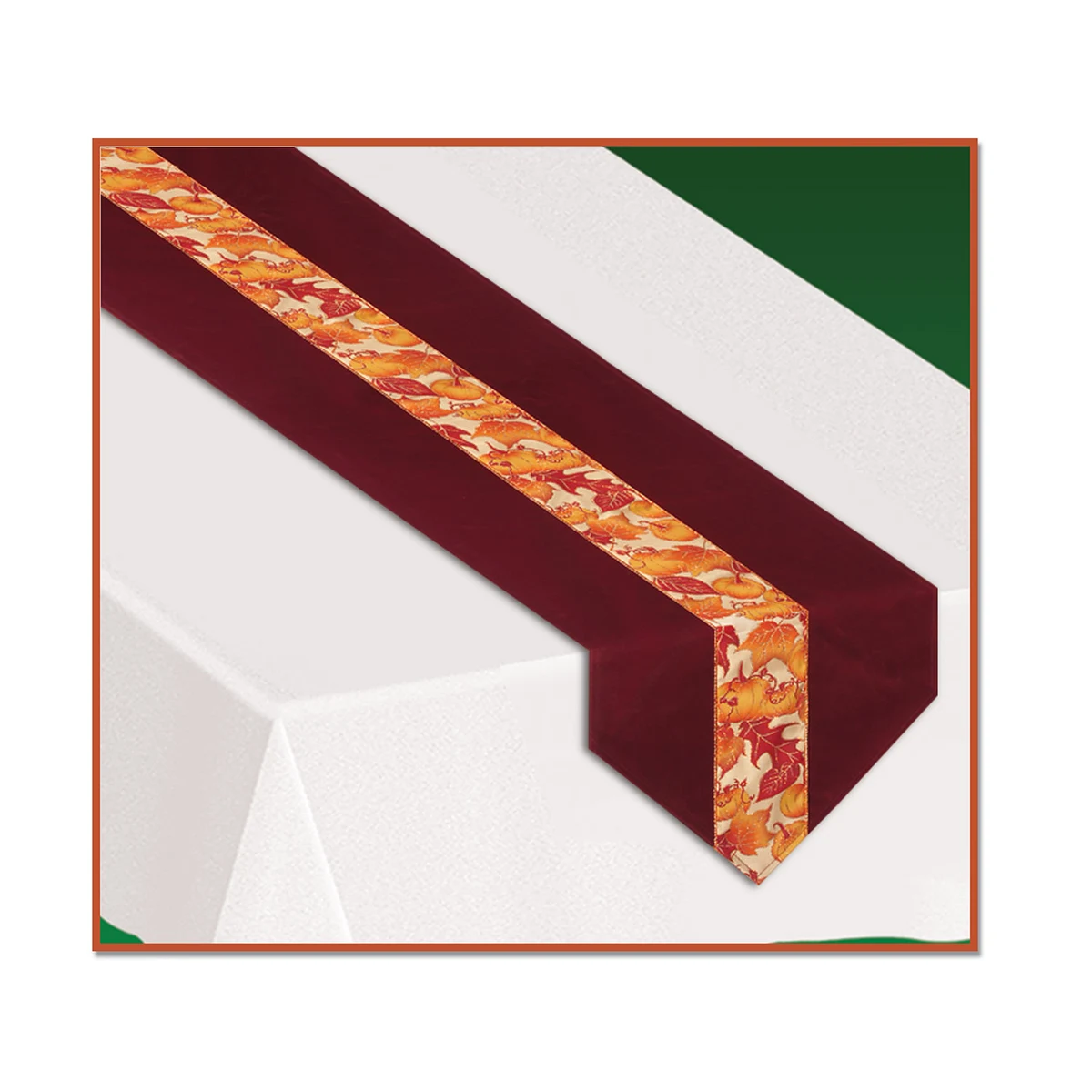 Autumn Leaves Fabric Table Runner 1
