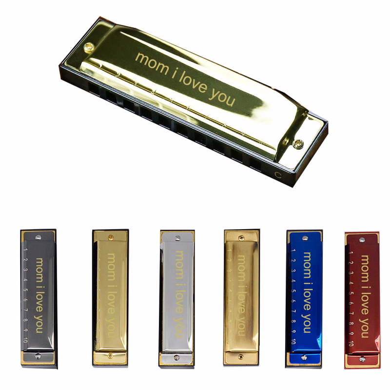 10 Holes C Key Blues Harmonica
