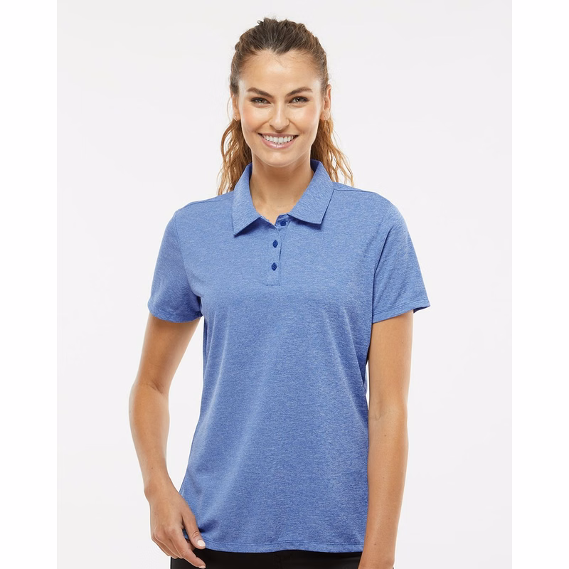 Women's Heathered Polo - A583