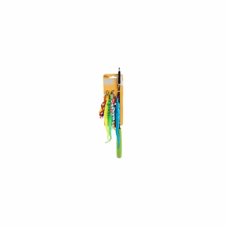 Retractable Cat Teaser Wand Toy