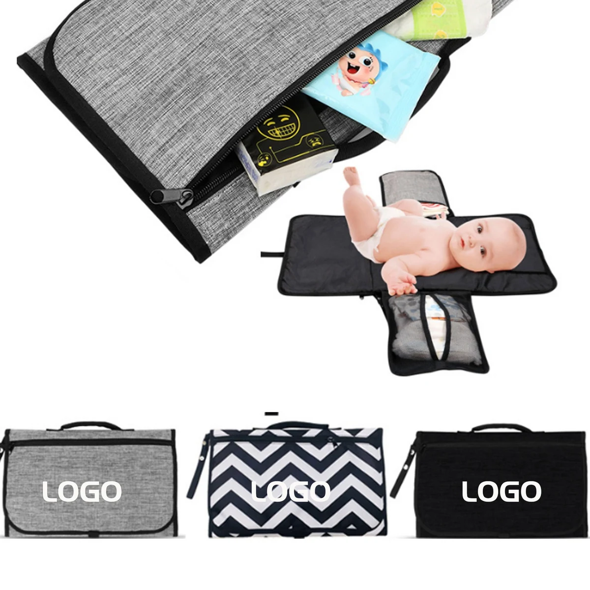 Extra Long Waterproof Baby Portable Diaper Changing Mat 1