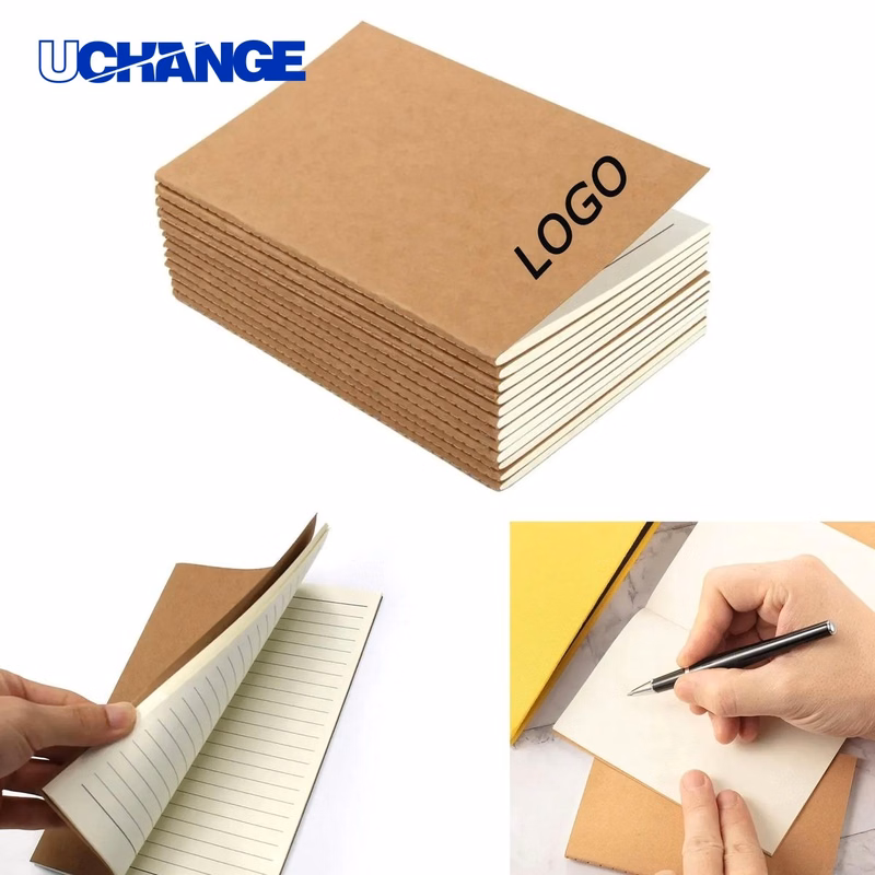 Kraft Paper Notebook Ruled Line Eco Writing Journal