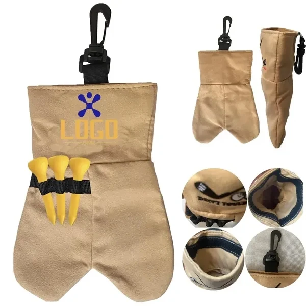 Funny Golf Ball Tee Storage Bag for Work, School and Travel 1