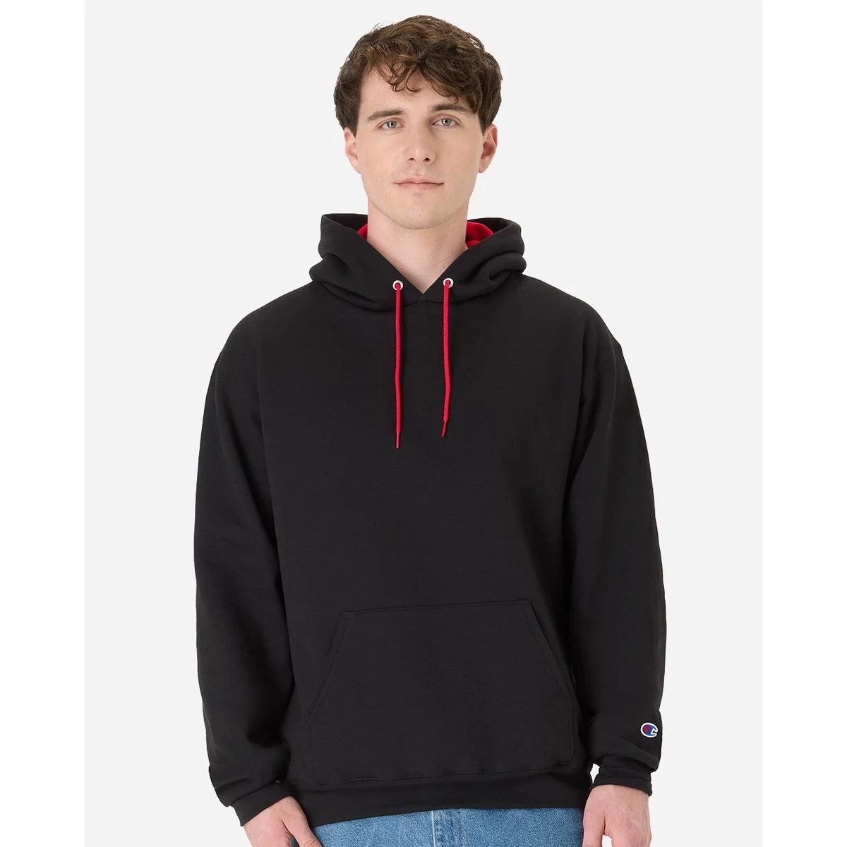 Unisex Powerblend® Contrast Color Hooded Sweatshirt - S7CB0, custom hoodie or sweatshirt with logo imprint 1