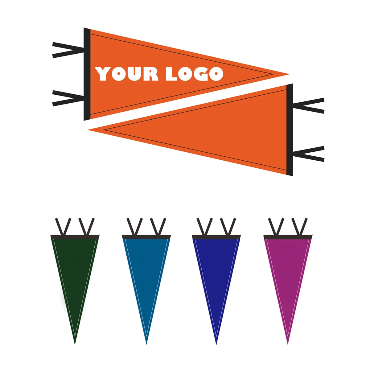 Full Color Felt Pennants 1