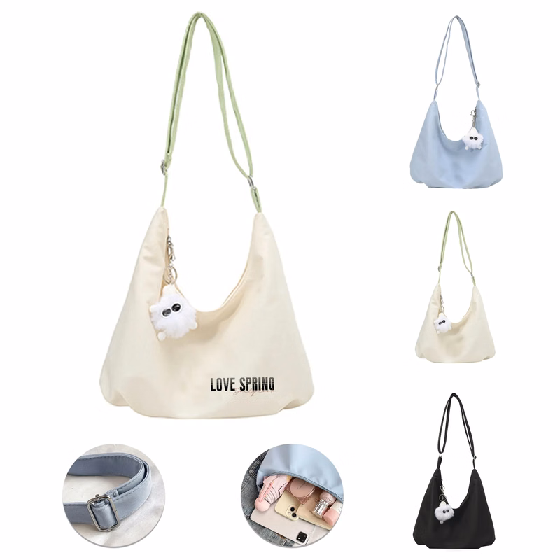 Tote Bag Shopping Grocery Canvas Crossbody Hobo Handbag "