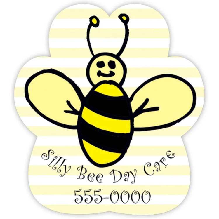 Vinyl Label (2.4" x 2.69") Bubbles 1
