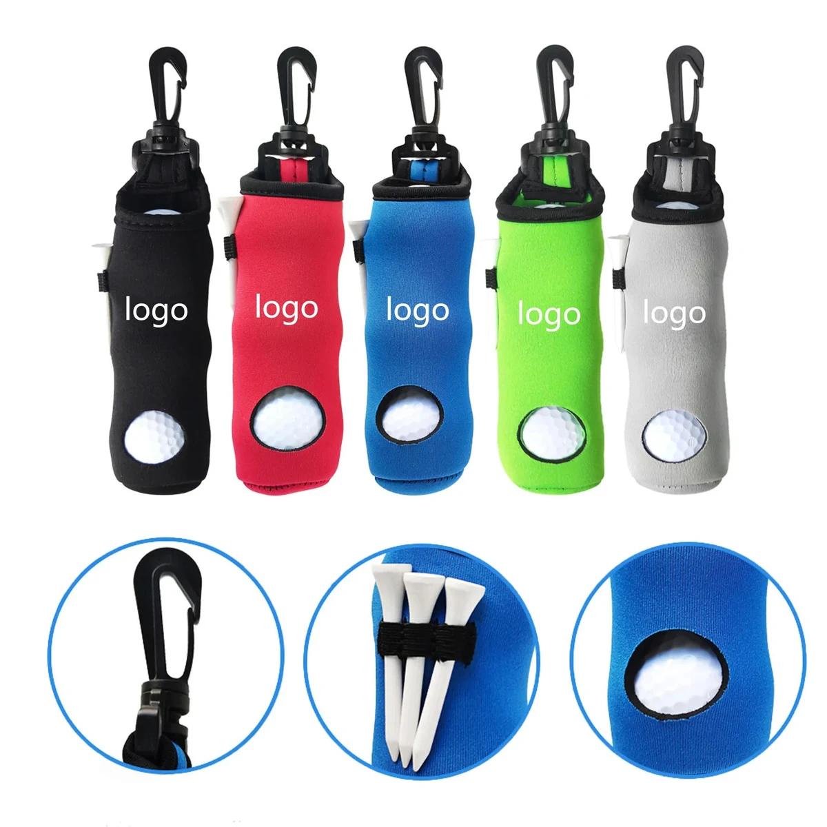 Golf Ball And Tee Holder Carry Bag 1