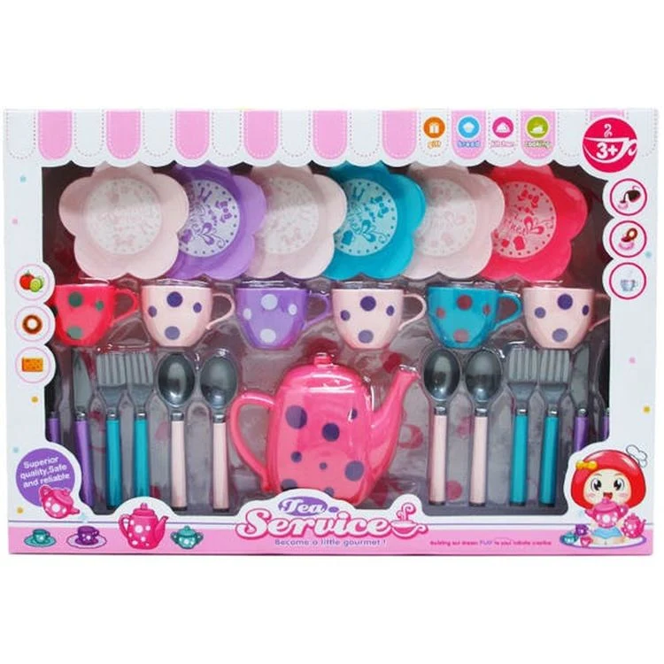 Tea Service Play Set 25-Piece 1