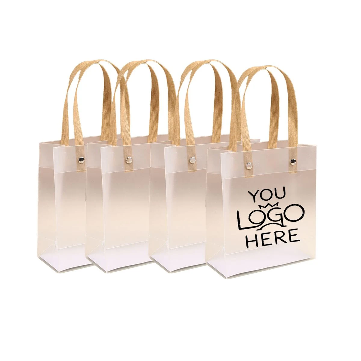 Clear Gift Bag with Handle 1