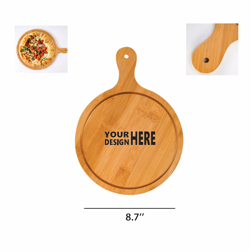 9" Round Bamboo Cutting Board