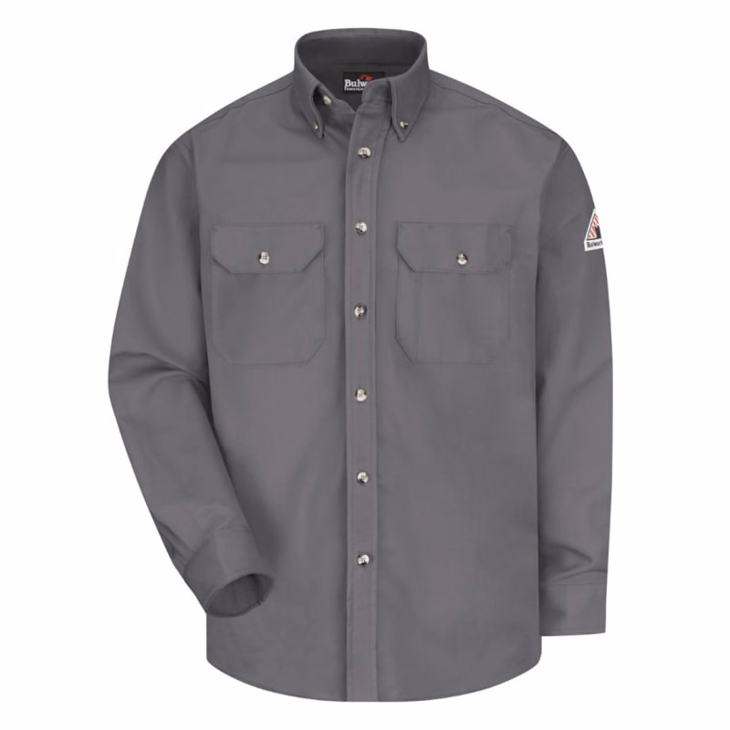 Bulwark Men's Dress Uniform Shirt - Excel FR ComforTouch - 7 Oz. - SLU2