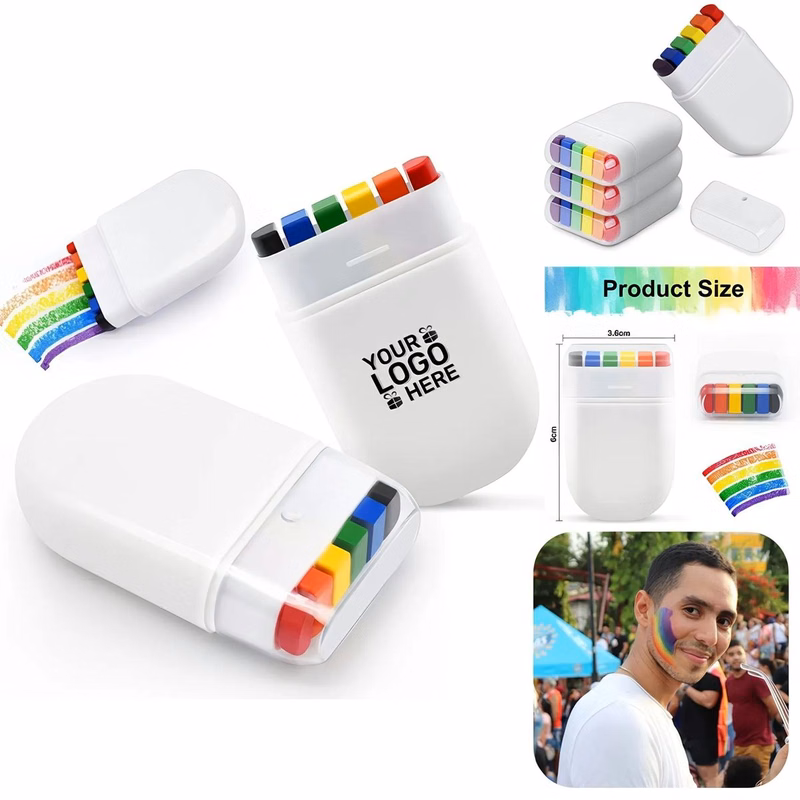 Rainbow Face Body Paint