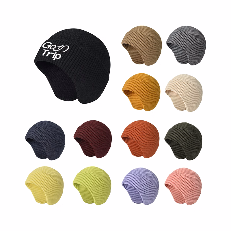 Thick Knitted Yarn Cap