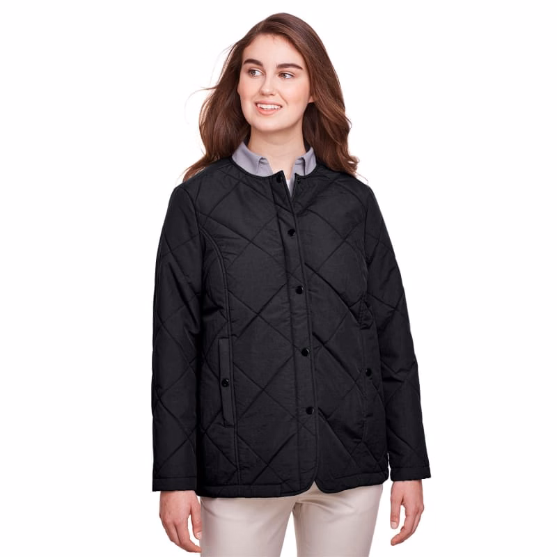 UltraClub Ladies' Dawson Quilted Hacking Jacket