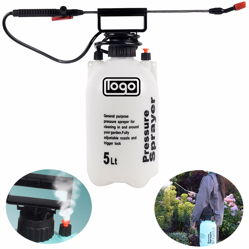 1 Gallon Plastic Garden Pump Sprayer w/ Shoulder Strap