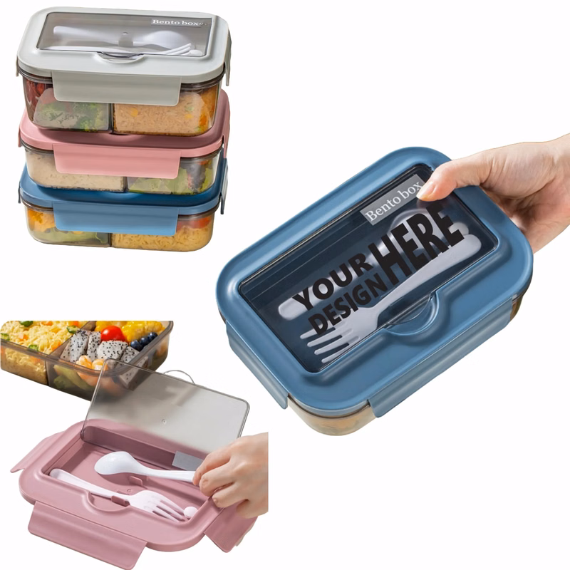 Food-Grade Divided Bento Box