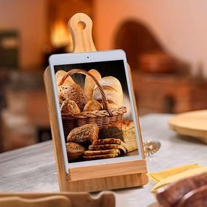Wooden Cookbook Stand