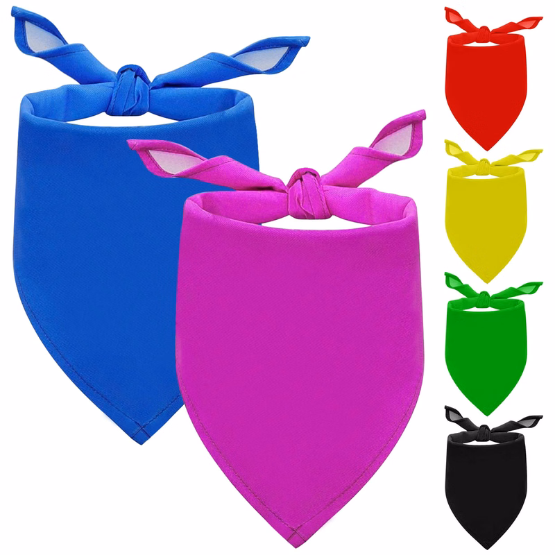 Triangle Scarf Washable Pet Bandanas Accessories for Large Pets
