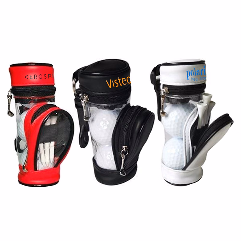 Golf Balls & Tees Vinyl Bag Gift Set