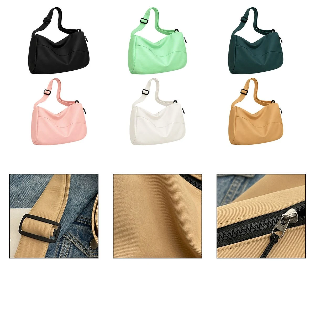 Lightweight Zipper Workout and Travel Bag 1