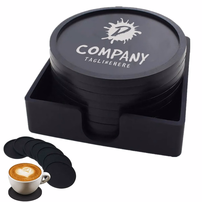 Custom Durable Personalized Unique Reusable Silicone Coaster
