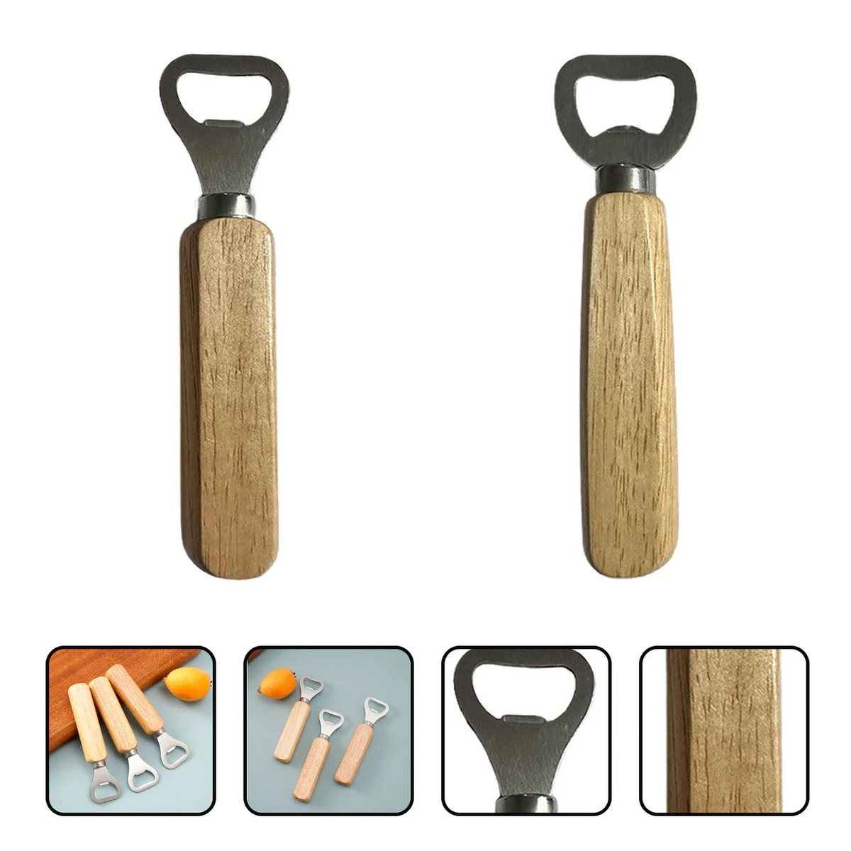 Smooth Grip Wooden Bottle Opener 1