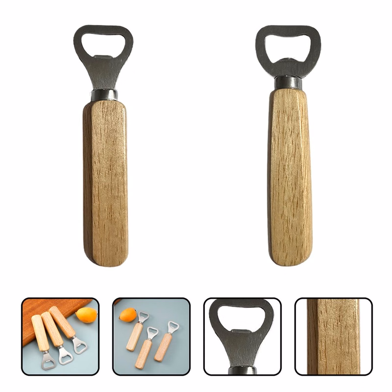 Smooth Grip Wooden Bottle Opener