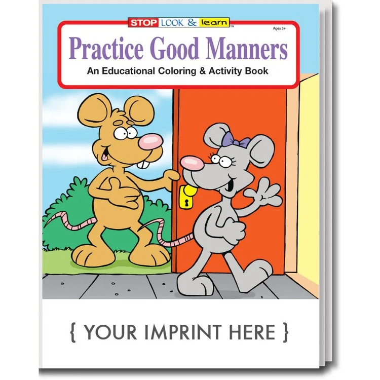 COLORING BOOK - Practice Good Manners Coloring & Activity Book 1