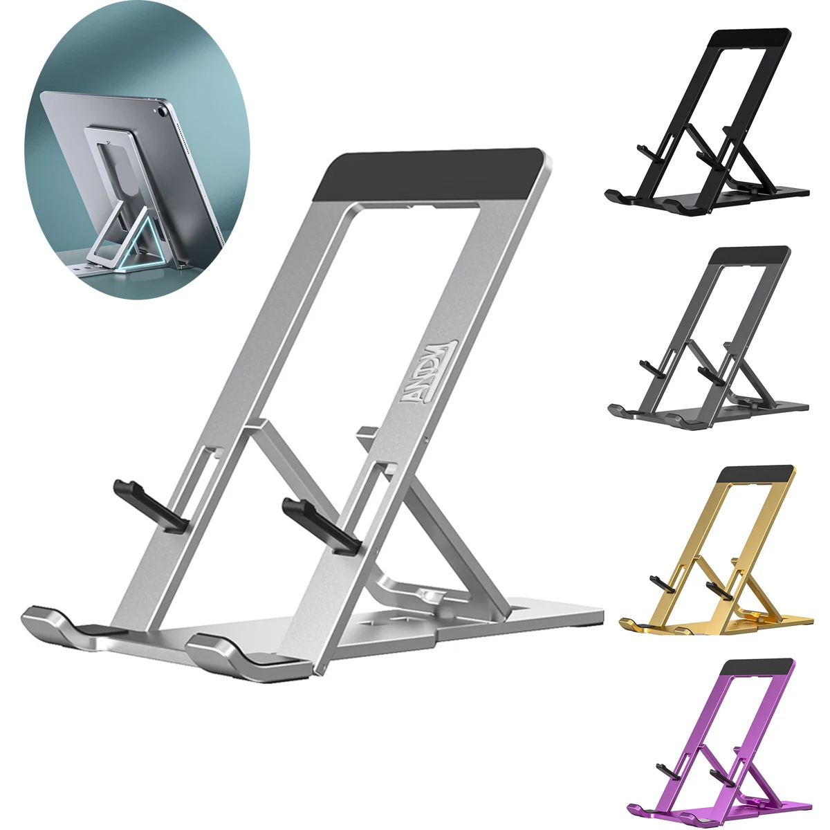 Multi-Angle Aluminum Alloy Phone Stand 1