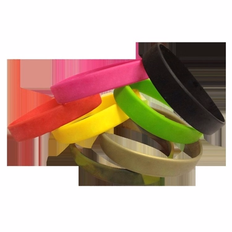 Neon Color Silicone Debossed Bracelet