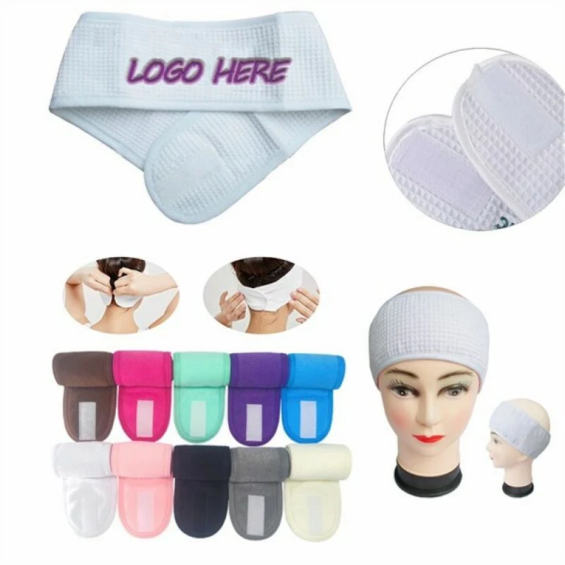 Cotton Waffle Weave Spa Headband 1