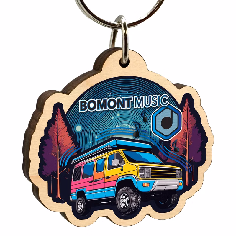 Ultra Vivid Birch Keychains